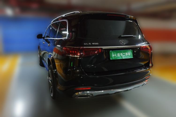 Used Mercedes-Benz GLS 2021 GLS 450 4MATIC Stylish Model Rear Left 45 Deg