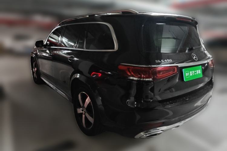 Used Mercedes-Benz GLS 2021 GLS 450 4MATIC Stylish Model Rear Left 45 Deg