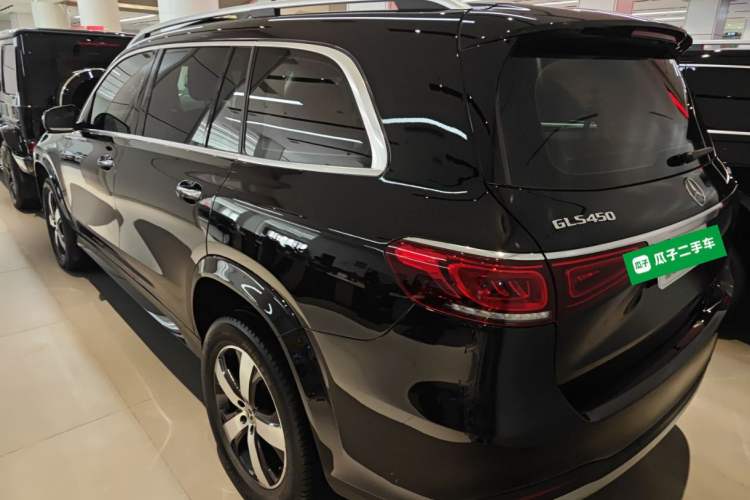 Used Mercedes-Benz GLS 2021 GLS 450 4MATIC Stylish Model Rear Left 45 Deg