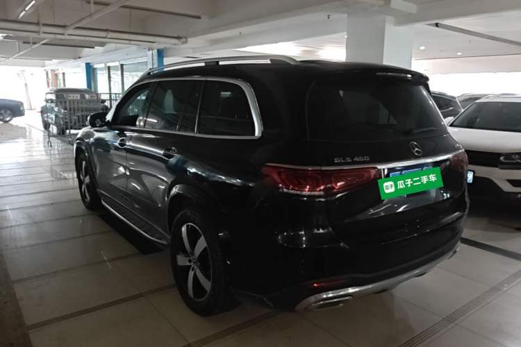 Used Mercedes-Benz GLS 2021 GLS 450 4MATIC Stylish Model Rear Left 45 Deg