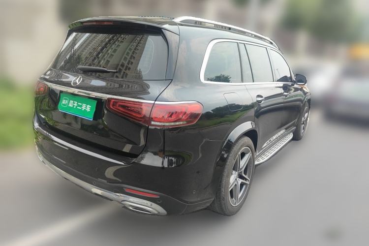 Used Mercedes-Benz GLS 2021 GLS 450 4MATIC Luxury Model Rear Right 45 Deg
