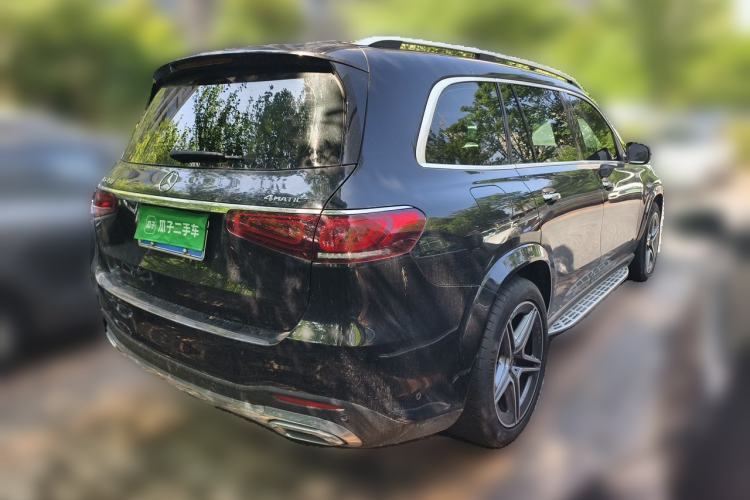 Used Mercedes-Benz GLS 2021 GLS 450 4MATIC Luxury Model Rear Right 45 Deg