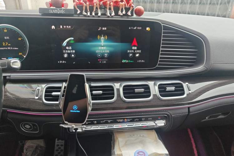 Used Mercedes-Benz GLS 2021 GLS 450 4MATIC Stylish Model Audio And AC Panel
