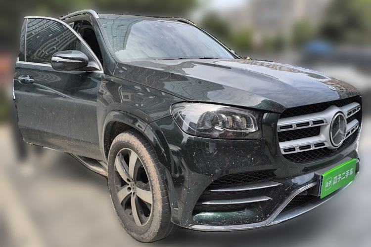 Used Mercedes-Benz GLS 2021 GLS 450 4MATIC Stylish Model Front Right 45 Deg