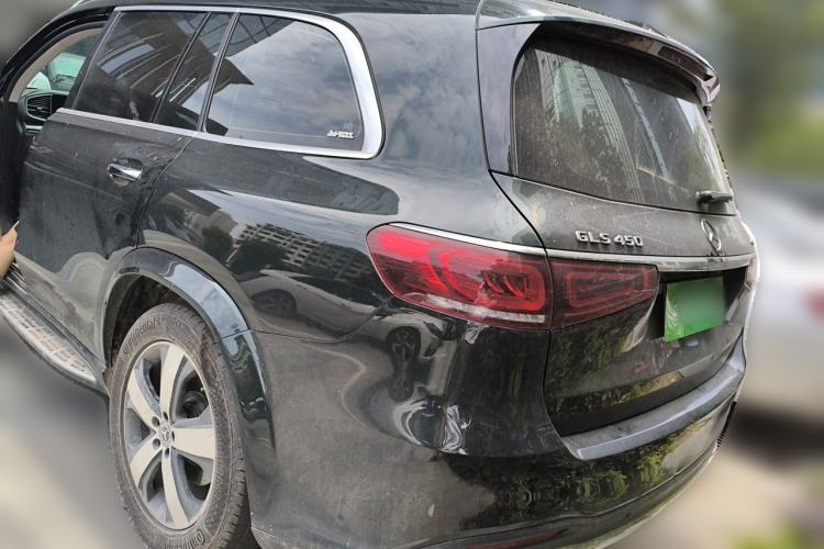Used Mercedes-Benz GLS 2021 GLS 450 4MATIC Stylish Model Rear Left 45 Deg