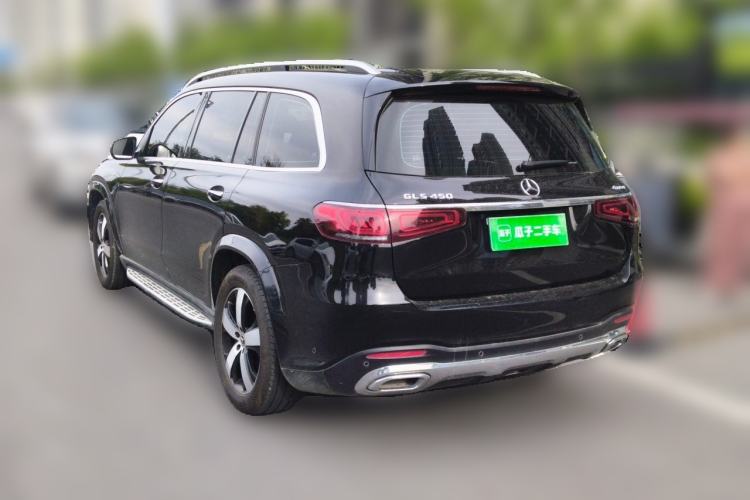 Used Mercedes-Benz GLS 2022 GLS 450 4MATIC Stylish Model Rear Left 45 Deg