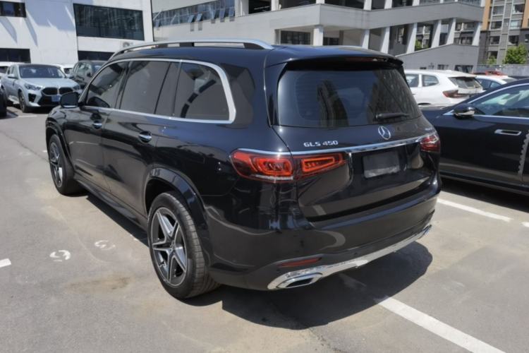 Used Mercedes-Benz GLS 2022 Second Facelift GLS 450 4MATIC Stylish Version Rear Left 45 Deg