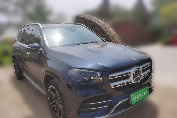 Used Mercedes-Benz GLS 2022 Second Facelift GLS 450 4MATIC Stylish Version Front Right 45 Deg