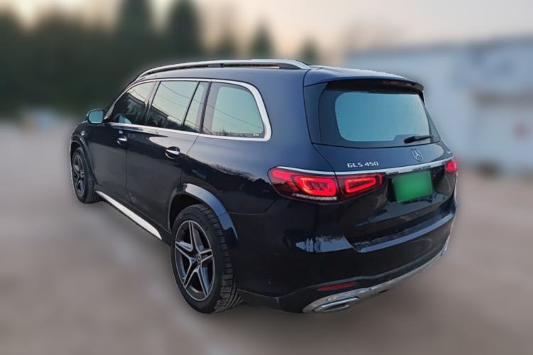 Used Mercedes-Benz GLS 2022 Second Facelift GLS 450 4MATIC Stylish Version Rear Left 45 Deg