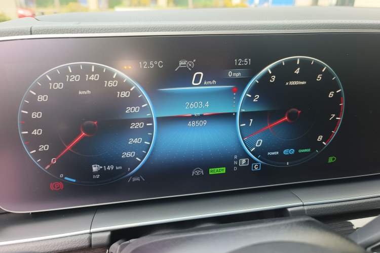 Used Mercedes-Benz GLS 2023 Second Facelift GLS 450 4MATIC Stylish Version Odometer Close Up