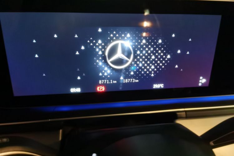 Used Mercedes-Benz GLS 2024 GLS 450 4MATIC Dynamic Edition Odometer Close Up