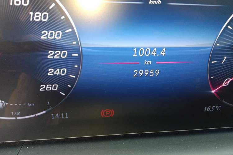 Used Mercedes-Benz GLS 2024 GLS 450 4MATIC Dynamic Edition Odometer Close Up