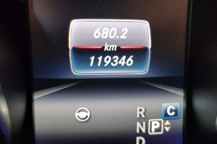 Used Mercedes-Benz GLS AMG 2017 AMG GLS 63 4MATIC Odometer Close Up