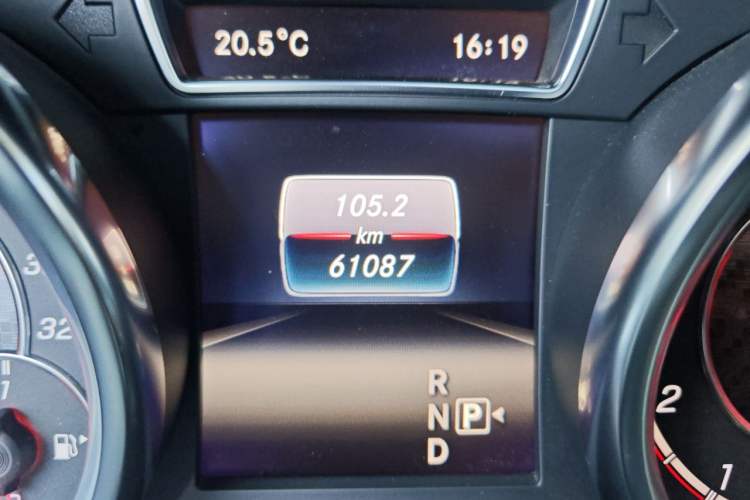 Used Mercedes-Benz GLS AMG 2017 AMG GLS 63 4MATIC Odometer Close Up