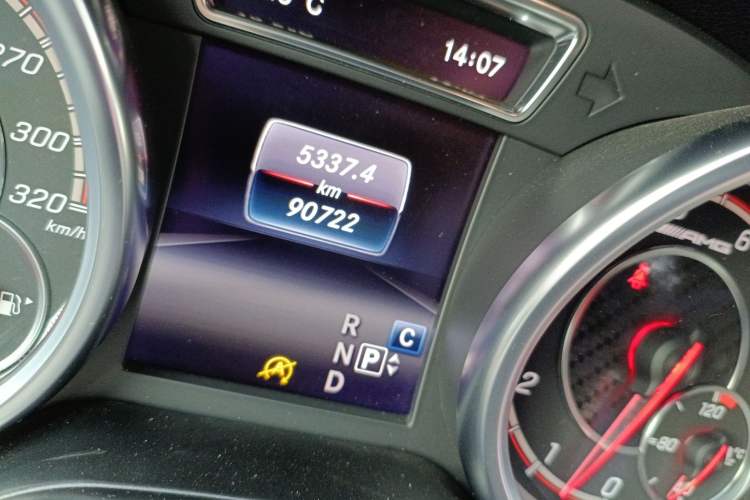 Used Mercedes-Benz GLS AMG 2017 AMG GLS 63 4MATIC Odometer Close Up