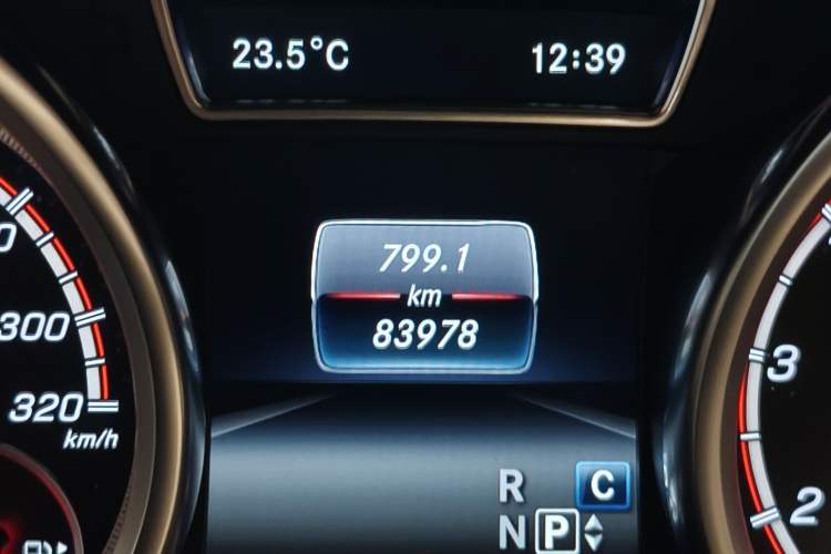 Used Mercedes-Benz GLS AMG 2017 AMG GLS 63 4MATIC Odometer Close Up