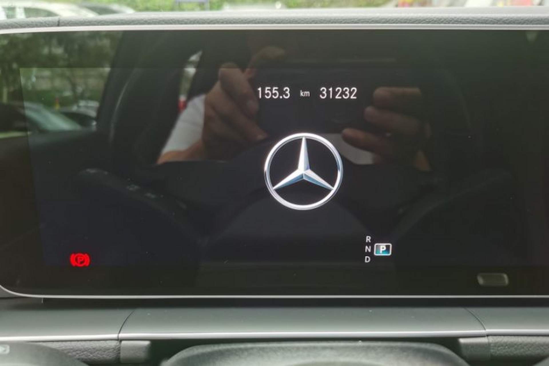 Used Mercedes-Benz GLS-Class  Odometer Close Up