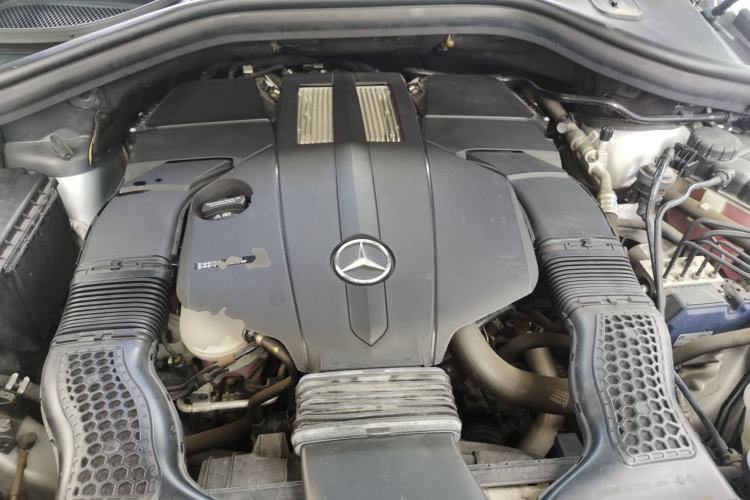 Used Mercedes-Benz GLS-Class 2016 GLS 450 Low-Power Version U.S. Specification Engine Bay