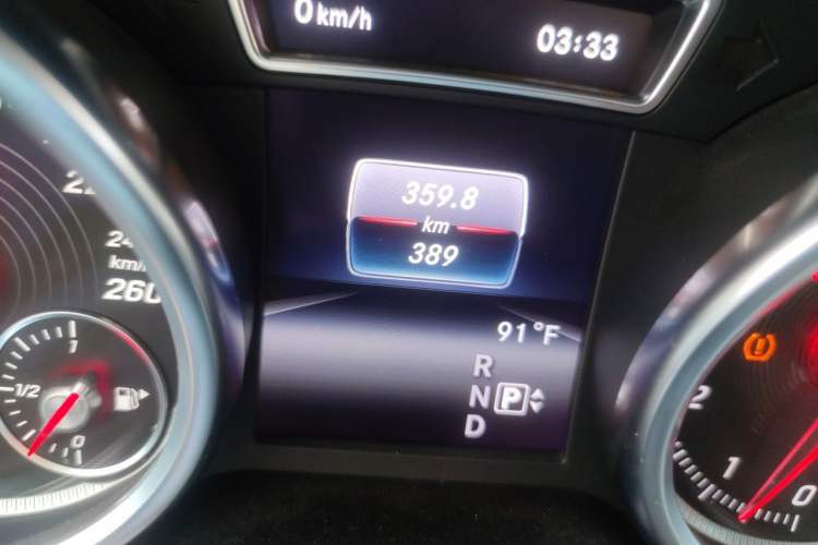 Used Mercedes-Benz GLS-Class 2017 GLS 450 U.S. specification Odometer Close Up