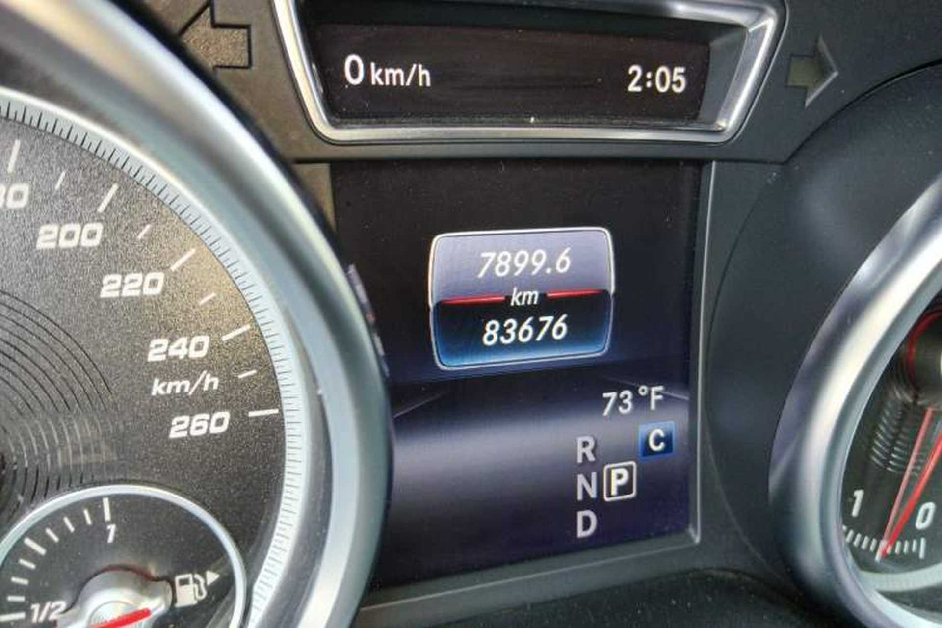 Used Mercedes-Benz GLS-Class 2018 GLS 450 U.S. specification Odometer Close Up