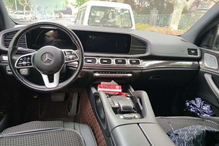 Used Mercedes-Benz GLS-Class 2020 GLS 450 6-seater panoramic roof 20-inch wheels U.S. specification Center Console