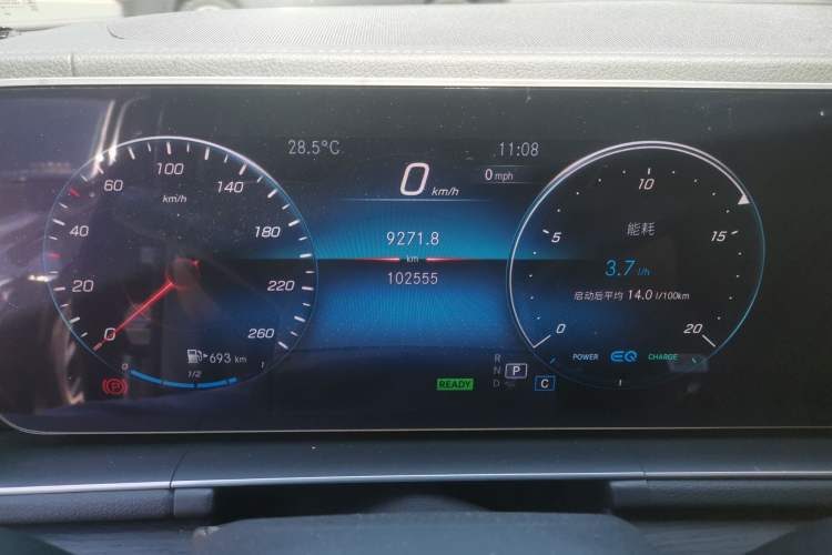 Used Mercedes-Benz GLS-Class 2020 GLS 450 6-seater panoramic roof 20-inch wheels U.S. specification Instrument Cluster