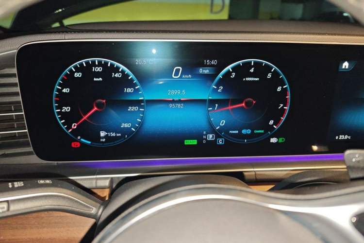 Used Mercedes-Benz GLS-Class 2020 GLS450 7-seater panoramic roof 20-inch wheels U.S. specification Instrument Cluster