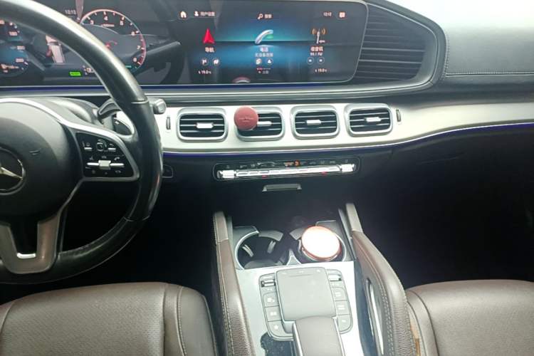 Used Mercedes-Benz GLS-Class 2021 GLS 450 7-seater panoramic roof 20-inch wheels US specification Audio And AC Panel