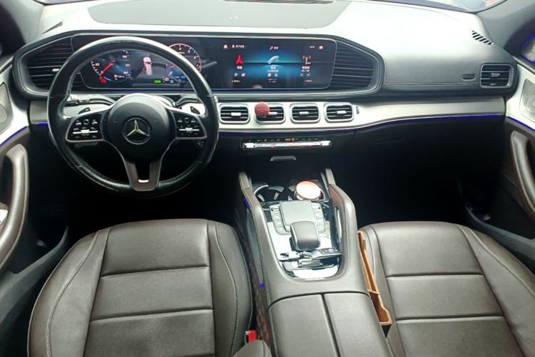Used Mercedes-Benz GLS-Class 2021 GLS 450 7-seater panoramic roof 20-inch wheels US specification Center Console