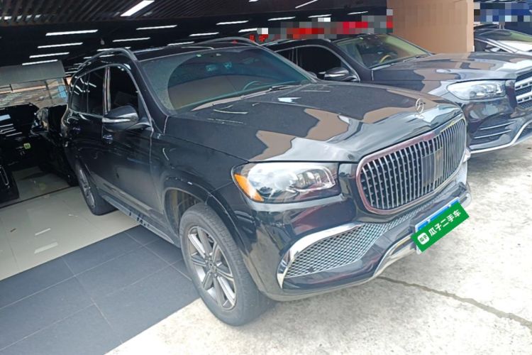 Used Mercedes-Benz GLS-Class 2021 GLS 450 7-seater panoramic roof 20-inch wheels US specification Front Right 45 Deg