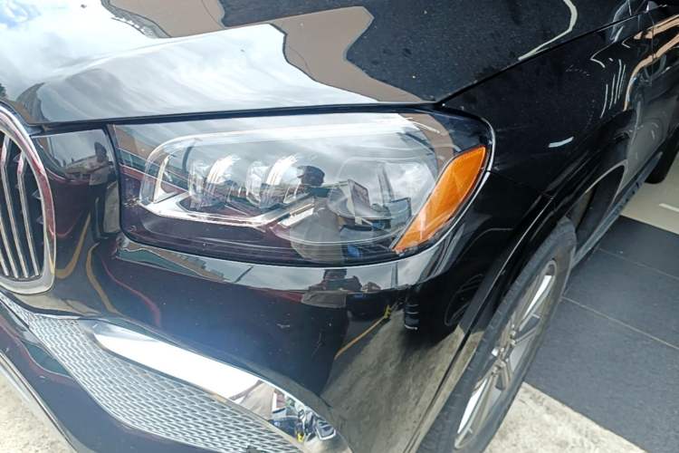 Used Mercedes-Benz GLS-Class 2021 GLS 450 7-seater panoramic roof 20-inch wheels US specification Left Front Headlight