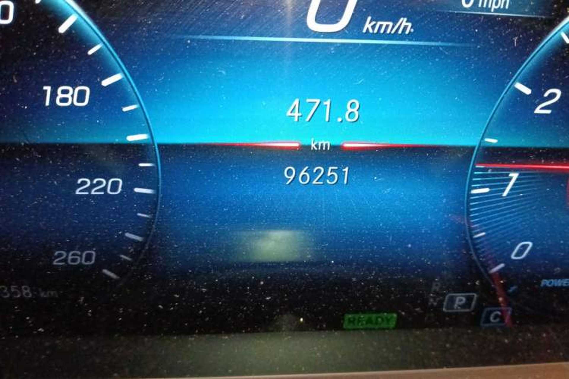 Used Mercedes-Benz GLS-Class  Odometer Close Up