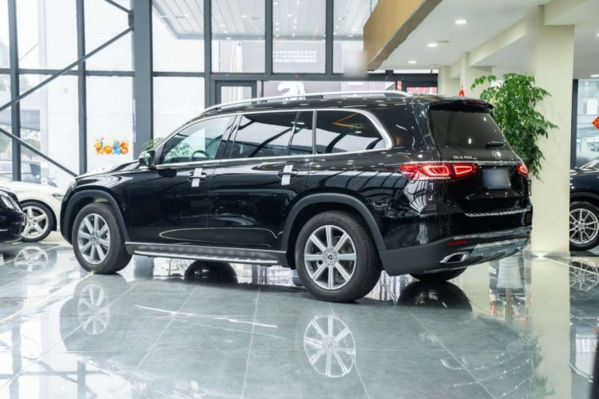 Used Mercedes-Benz GLS-Class 2021 GLS 450 7-seater panoramic roof 20-inch wheels US specification Rear Right 45 Deg