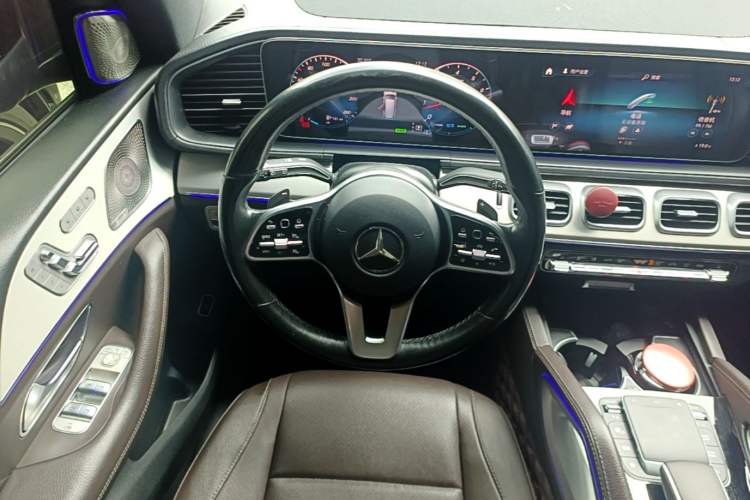 Used Mercedes-Benz GLS-Class 2021 GLS 450 7-seater panoramic roof 20-inch wheels US specification Steering Wheel