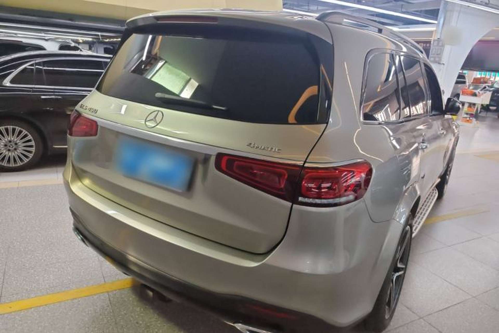 Used Mercedes-Benz GLS-Class 2021 GLS450 6-seater Luxury Package Sport Package Radar Package Plus Version Rear Right 45 Deg