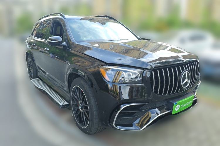 Used Mercedes-Benz GLS-Class 2022 GLS 450 7-seater small windows 21-inch wheels Mexican specification Front Right 45 Deg