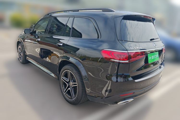 Used Mercedes-Benz GLS-Class 2022 GLS450 6-seater panoramic roof 21-inch wheels US specification Rear Left 45 Deg