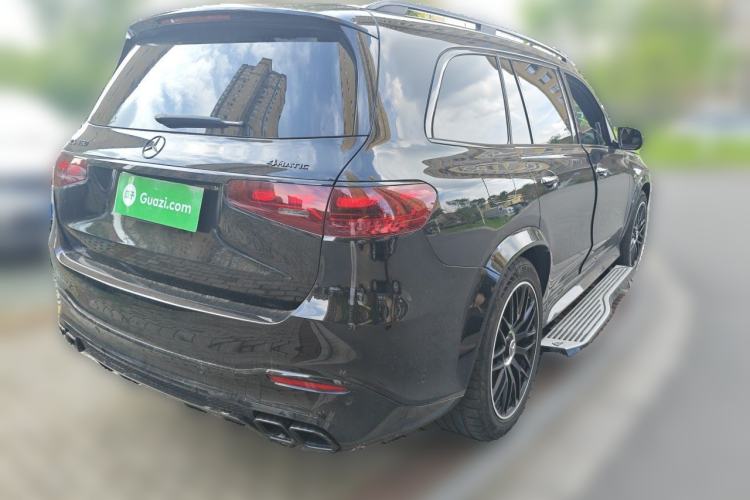 Used Mercedes-Benz GLS-Class 2022 GLS 450 7-seater small windows 21-inch wheels Mexican specification Rear Right 45 Deg
