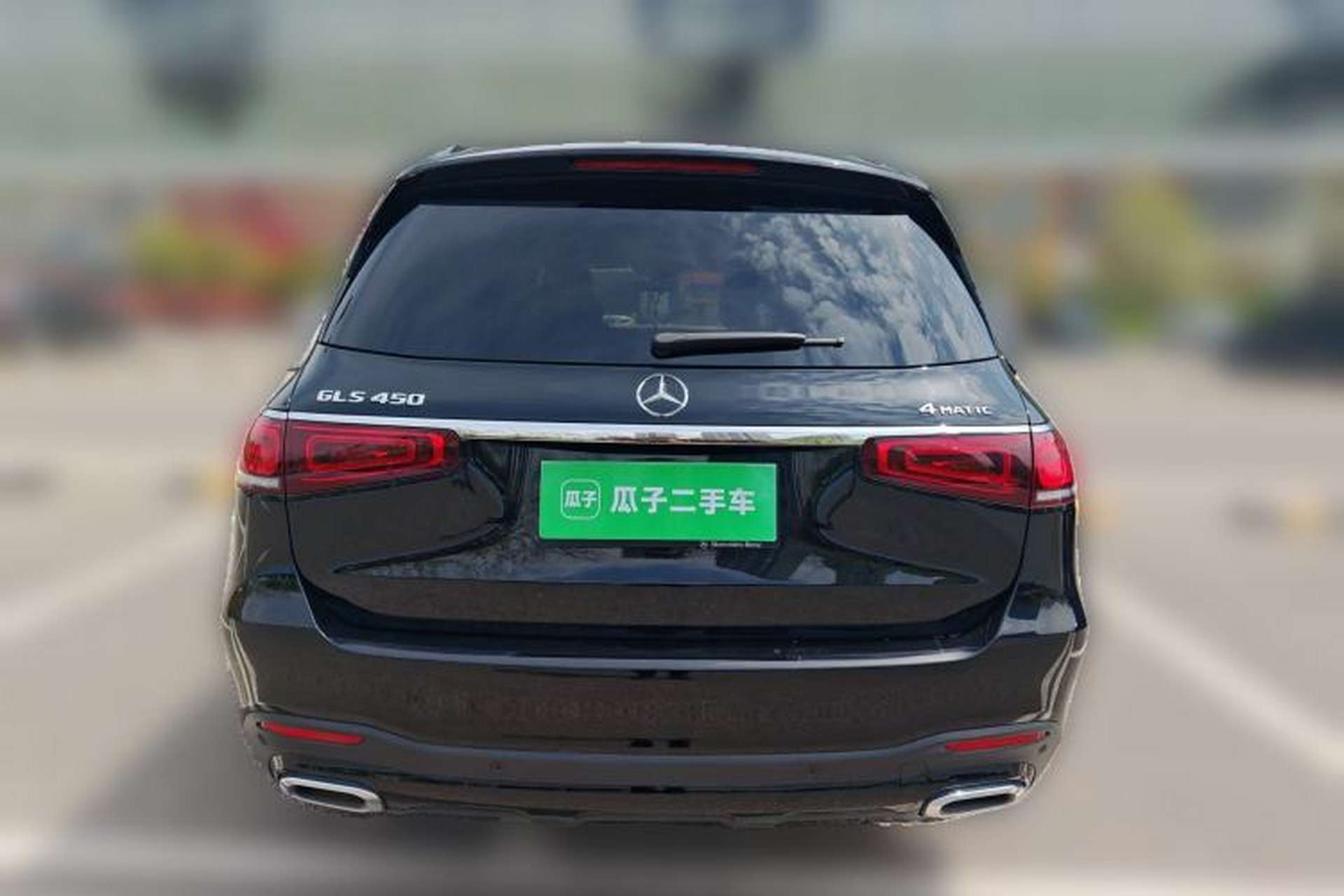 Used Mercedes-Benz GLS-Class 2022 GLS450 6-seater panoramic roof 21-inch wheels US specification Rear