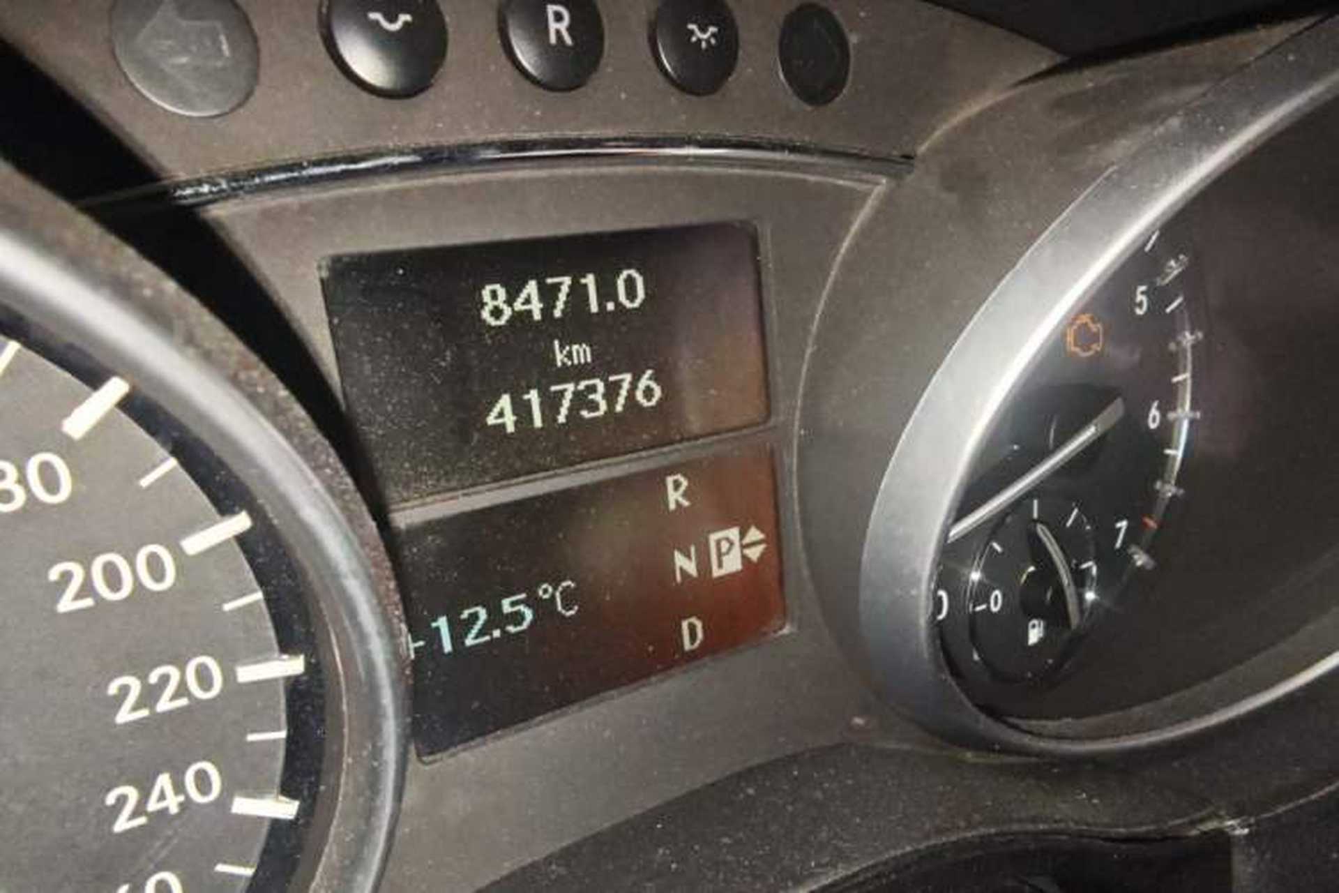 Used Mercedes-Benz M-Class 2010 ML 350 4MATIC Luxury Model Odometer Close Up
