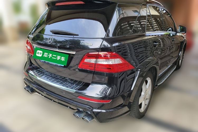 Used Mercedes-Benz M-Class 2014 ML 400 4MATIC Luxury Model Rear Right 45 Deg