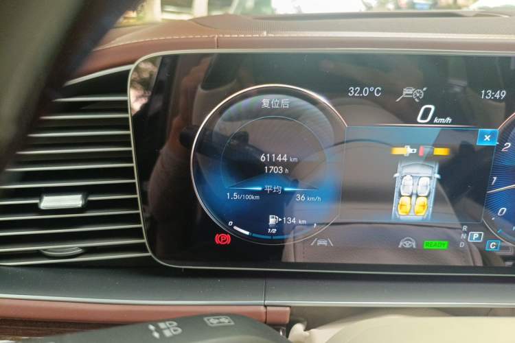 Used Mercedes-Benz Maybach GLS 2021 GLS 600 4MATIC Celebration Edition Odometer Close Up