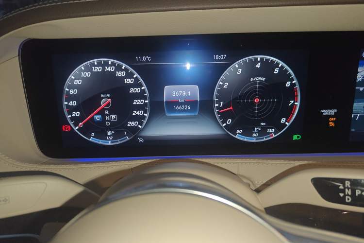 Used Mercedes-Benz Maybach S-Class 2018 S 450 4MATIC Odometer Close Up