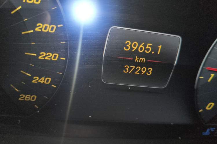 Used Mercedes-Benz Maybach S-Class  Odometer Close Up