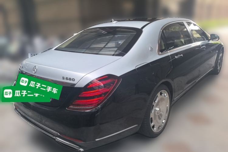 Used Mercedes-Benz Maybach S-Class 2019 S 680 Dual-Tone Collector's Edition Rear Right 45 Deg