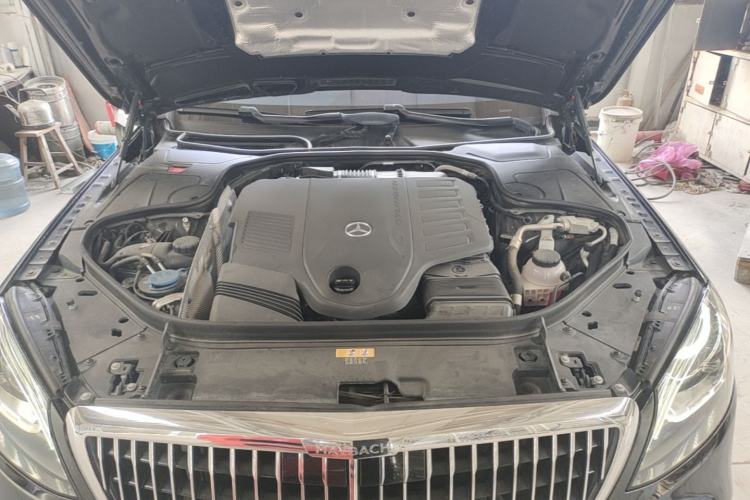 Used Mercedes-Benz Maybach S-Class 2020 S 450 4MATIC Collector's Edition Engine Bay