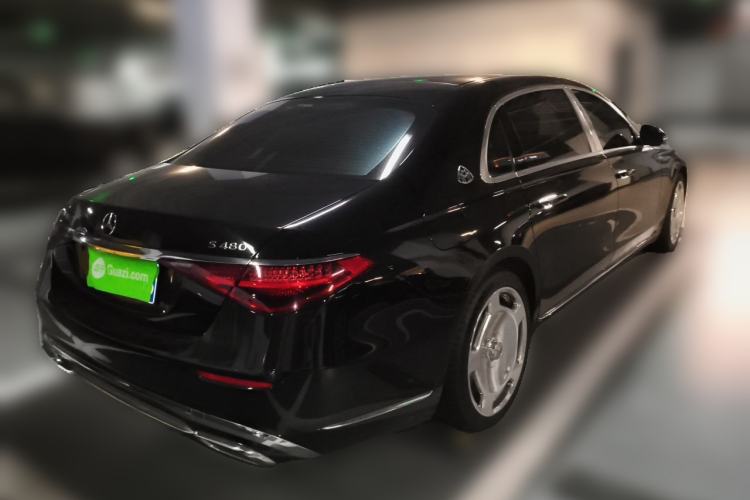 Used Mercedes-Benz Maybach S-Class 2021 S 480 4MATIC Rear Right 45 Deg