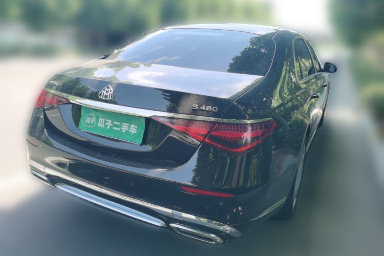 Used Mercedes-Benz Maybach S-Class 2021 S 480 4MATIC Rear Right 45 Deg