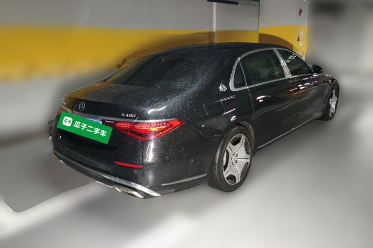 Used Mercedes-Benz Maybach S-Class 2021 S 480 4MATIC Rear Right 45 Deg
