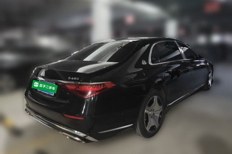 Used Mercedes-Benz Maybach S-Class 2021 S 480 4MATIC Rear Right 45 Deg